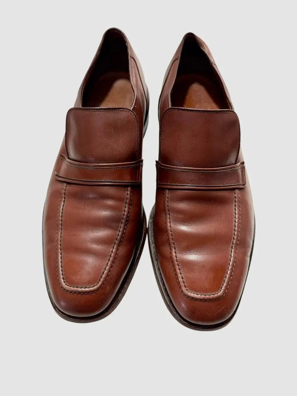 Allen Edmonds Leather Loafers Brown Slip On Dress Shoes 10.5 D USA